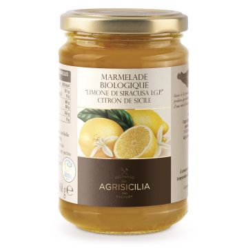 Marmelade de citrons de Syracuse bio - 370gr